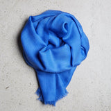 Featherlight cashmere scarf by Begg x Co, woven in Scotland using signature Wispy technique.
