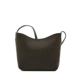 Black Italian leather crossbody bag by Il Bisonte, handmade in Tuscany.