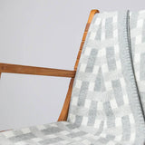 Johnston's Blanket Stitched Basketweave Throw
