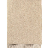 Merino Throw Blanket | Texture Herringbone by Johnston's of Elgin