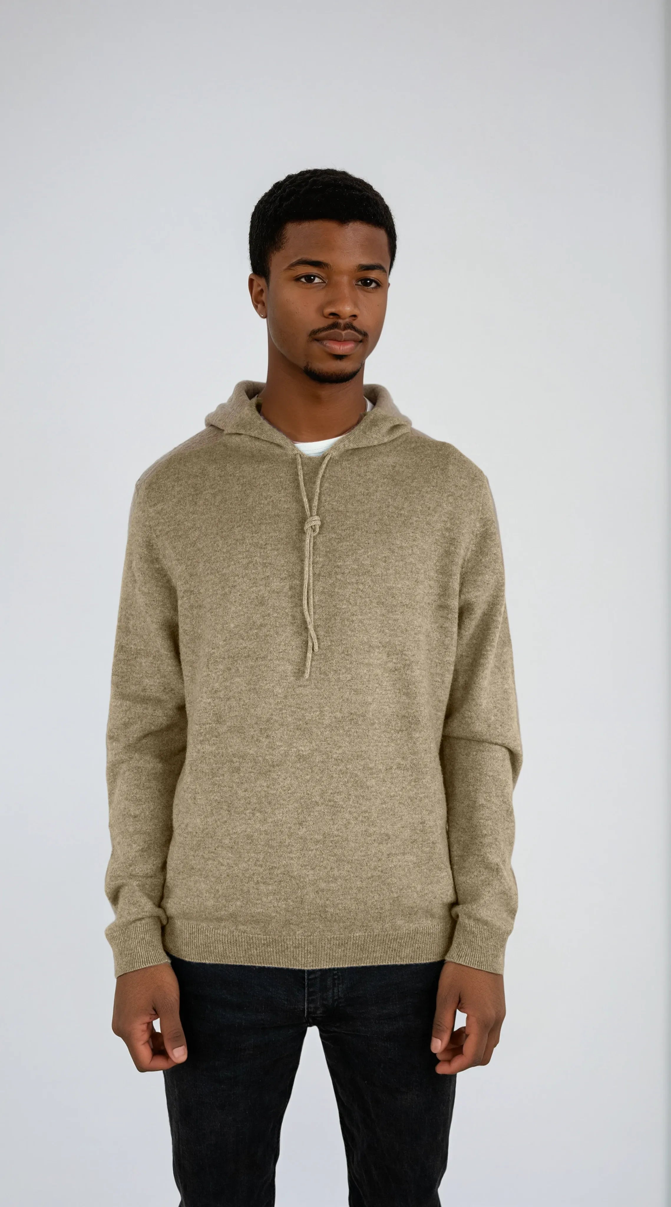 Unisex cashmere hoodie designed in Telluride and made in the USA. Wear it skiing, over a dress, or lounging in quiet luxury.
