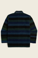 Original Madras Co. Men’s Standard Fit Shirt Jacket — Handloom Weft Stripe Mat Weave