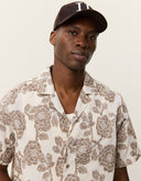Lesley Flower Jacquard SS Shirt
