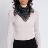 The Exalted Unicorn Square Scarf, Silk/Wool