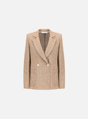 D.B Blazer W/Shoulder Pads Bicolour Frise