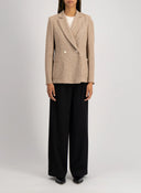 D.B Blazer W/Shoulder Pads Bicolour Frise
