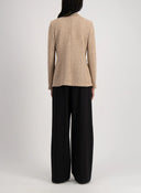 D.B Blazer W/Shoulder Pads Bicolour Frise