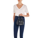 Il Bisonte Leather Bucket Bag