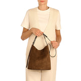 Il Bisonte Le Laudia Suede Bucket Bag