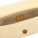 Il Bisonte Linea 1978 Crossbody Bag – Milk & Metallic Platinum
