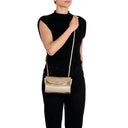 Model wearing the Il Bisonte Linea 1978 crossbody bag styled with elevated Italian-inspired everyday attire