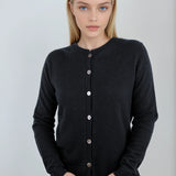 Ruthie Scottish Scottish Cashmere V-Neck Cardigan (Ship-Ready)