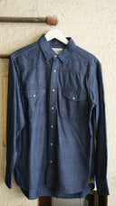 No107 Western Straight Collar Shirt Stout Weave