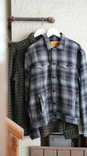 No176 Utility Jacket Chevron Weave