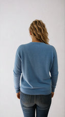 Ruthie Scottish Scottish Cashmere V-Neck Cardigan (Ship-Ready)