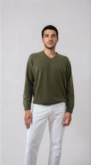 Carlton Scottish Cashmere V-Neck Sweater