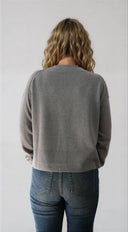 Cropped Cashmere Pointelle V-Neck