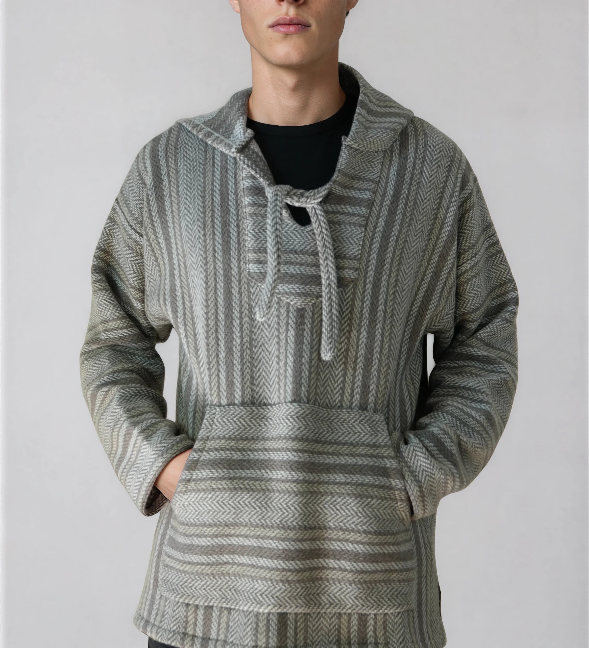 Jacquard Cashmere Baja Hoodie