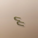 Simon Alcantara EANDA108 Arch Earrings – Sterling Silver Handwoven with Gold Cord
