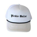 Freya Pickle Baller Trucker Hat – White Women’s Pickleball Cap