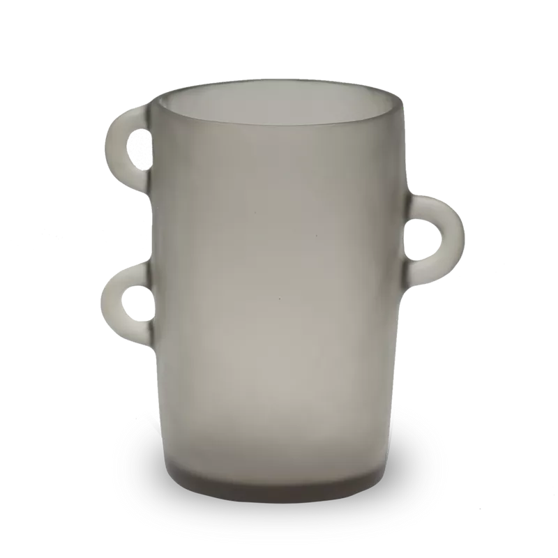 Collection of colorful Loopy Medium Vases by Tina Frey, showcasing hand-formed loops.