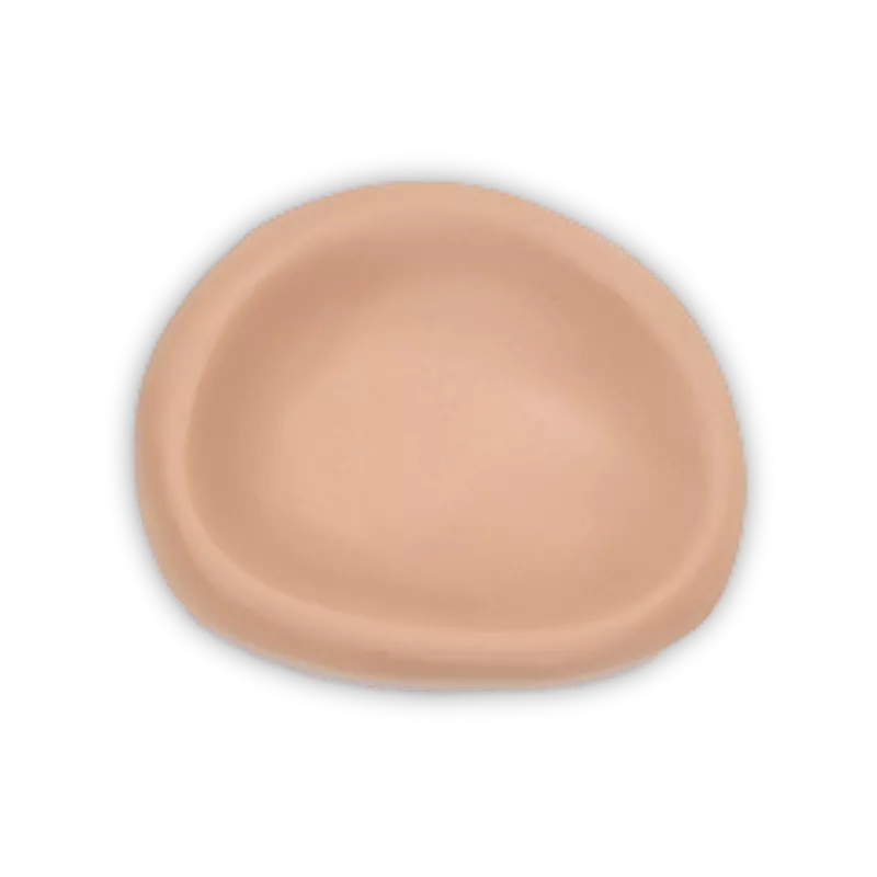 Handcrafted medium resin bowl by Tina Frey, featuring modern, minimalist curves.