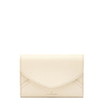 Il Bisonte Esperia Wallet in Bianco Latte, handmade in Tuscany from vegetable-tanned cowhide leather.