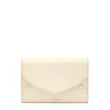 Il Bisonte Esperia Wallet in Bianco Latte, handmade in Tuscany from vegetable-tanned cowhide leather.