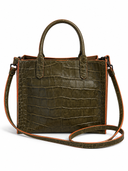 Mini Harbor Tote - Embossed Gator