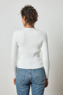Cropped Ribbed Cardigan