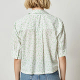 Easy Sleeve Button Down in Julep Print