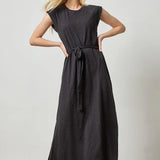 Saddle Sleeve Maxi Dress