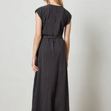 Saddle Sleeve Maxi Dress