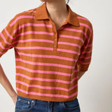 Polo Sweater – Lightweight Short Sleeve Knit