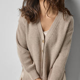 Relaxed Side Vent Cardigan
