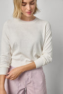 Lilla P Picot Edge Crewneck Sweater