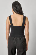 Lilla P Wide Strap Knit Tank