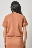 Short Sleeve Terry Sweatshirt by Lilla P