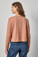 Long Sleeve Cropped Boyfriend by Lilla P