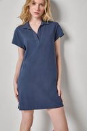 Lilla P Textured Terry Tunic Dress