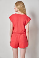 Lilla P Textured Terry Sleeveless Cardigan
