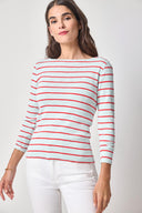 Lilla P Striped Boatneck Tee