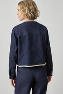 Lilla P Sherpa-Lined Jean Jacket