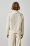 Lilla P Raglan Polo Sweater