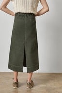 Lilla P Washed Twill Utility Skirt