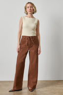 Lilla P Washed Twill Pant