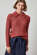Lilla P Textured Polo Sweater