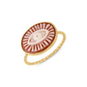 R-CESR Cameo Eye Ring