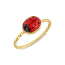 R-L Ladybug Ring