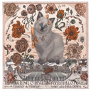 Sabina Savage Ring a Ring o’ Roses Silk Twill Scarf 42 – Glacier/Ballet